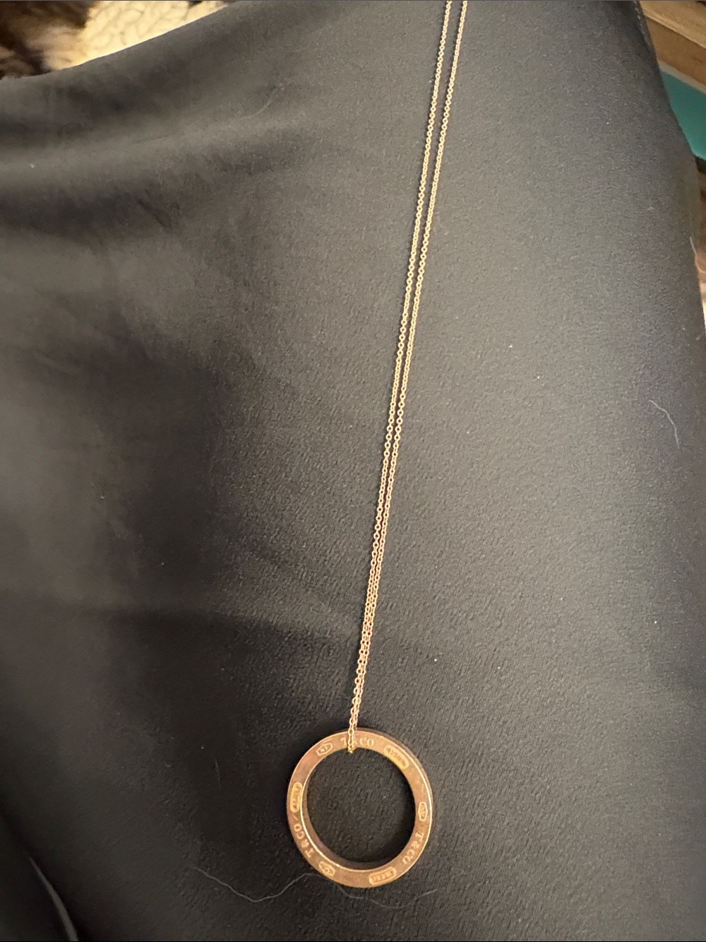 Tiffany & Co. Rubedo Ring Pendant Necklace